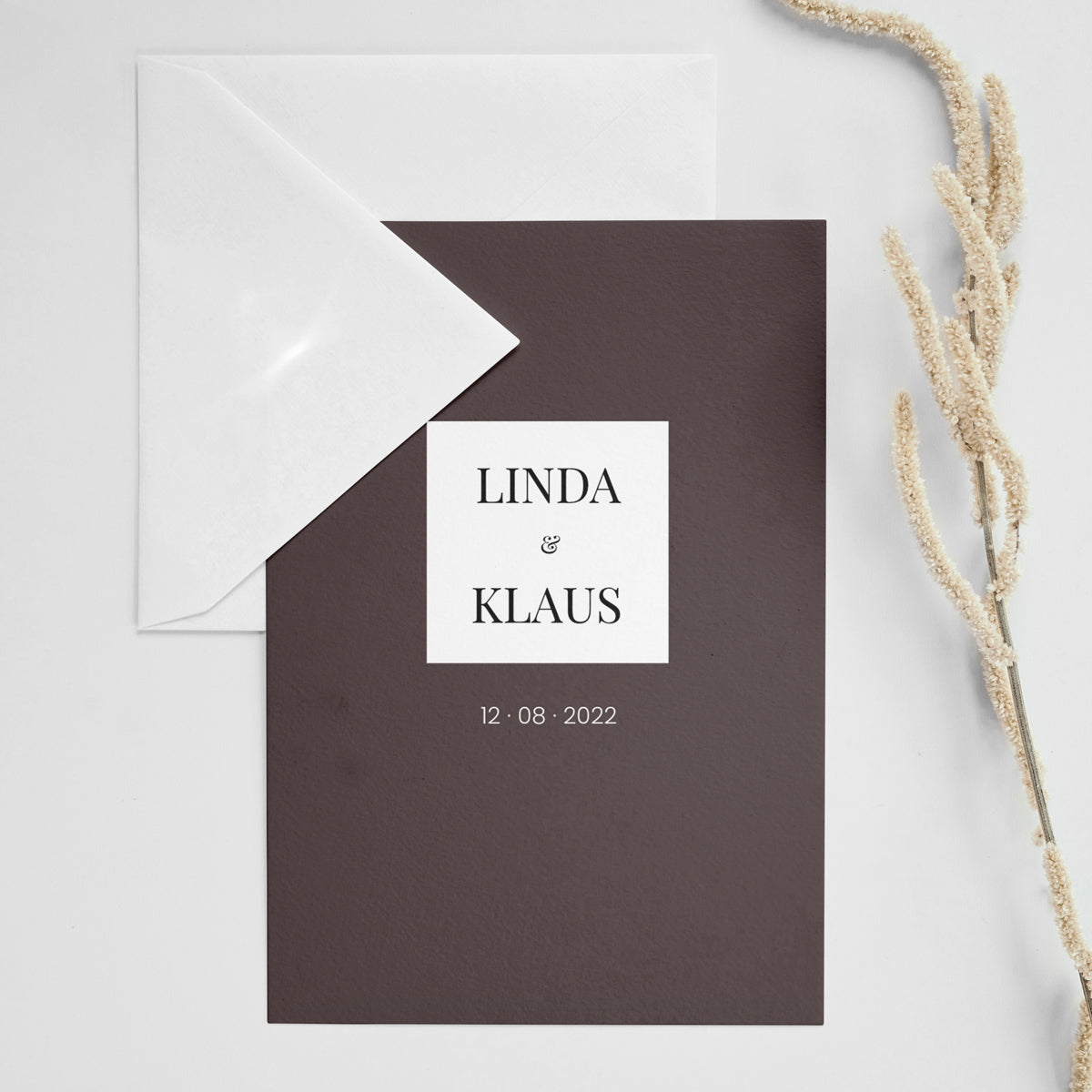 Plum ∙ Wedding Invitation - Bergmann Studio