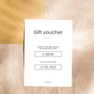 Gift Voucher Template - Bergmann Studio