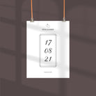 Wedding Poster ∙ Date - Bergmann Studio