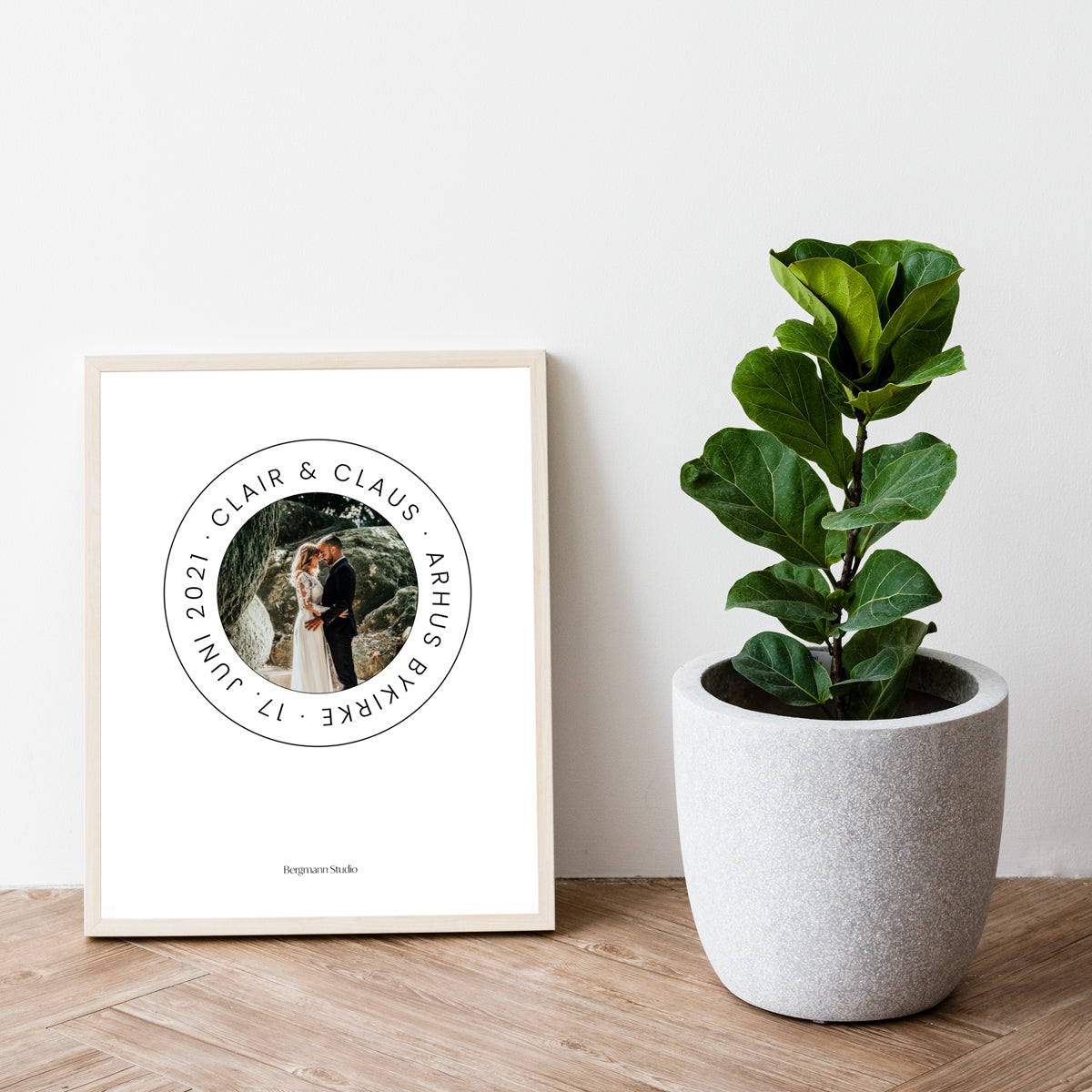 Wedding Poster ∙ Circle/Photograph - Bergmann Studio