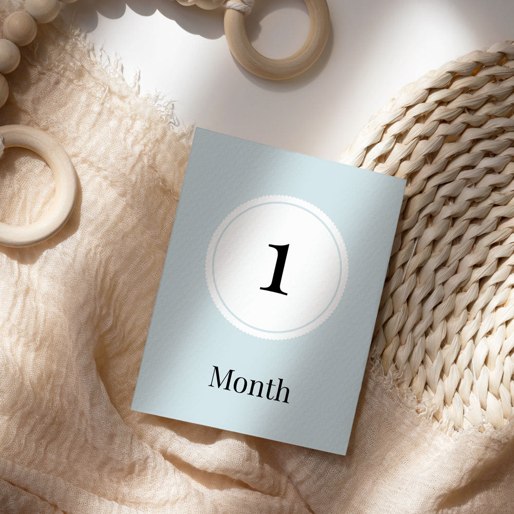 Baby month cards ∙ circle (Digital) - Bergmann Studio