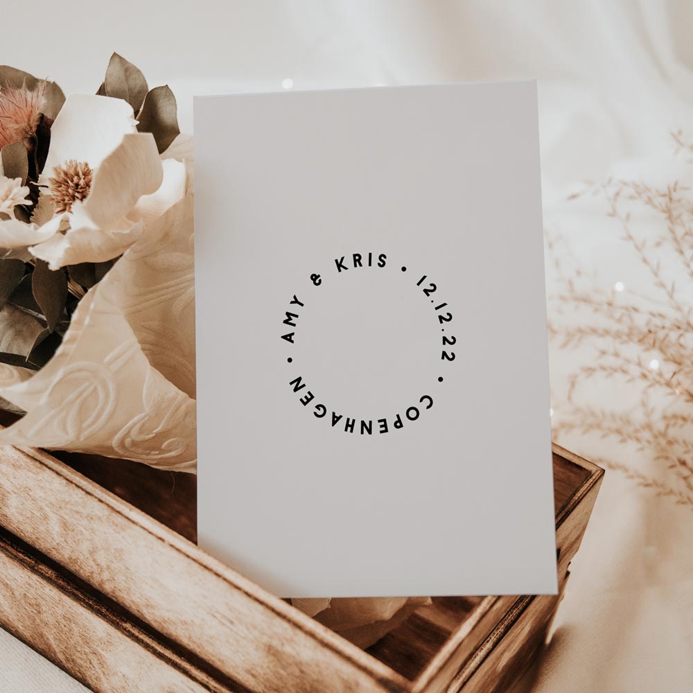 Copenhagen ∙ Wedding Invitation - Bergmann Studio